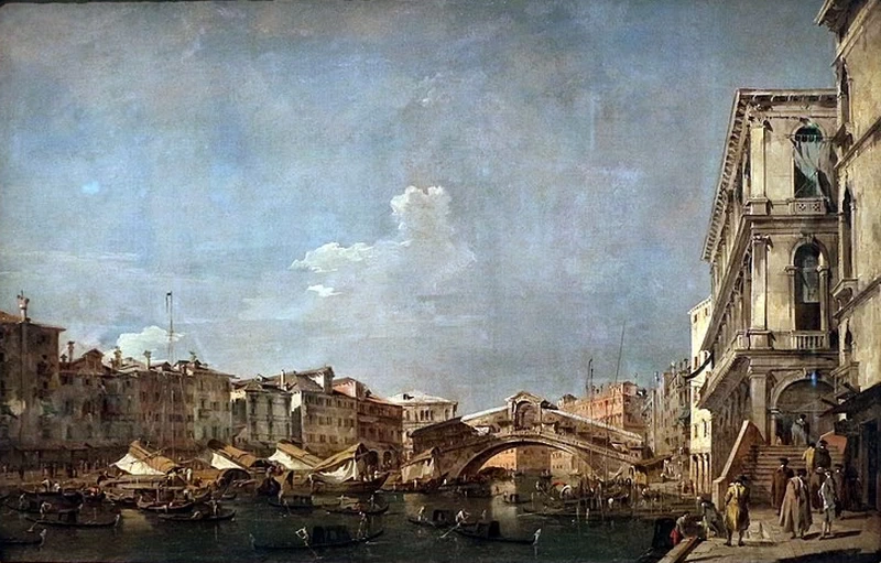 Il Canal Grande e il Ponte di Rialto - Calouste Gulbenkian Museum